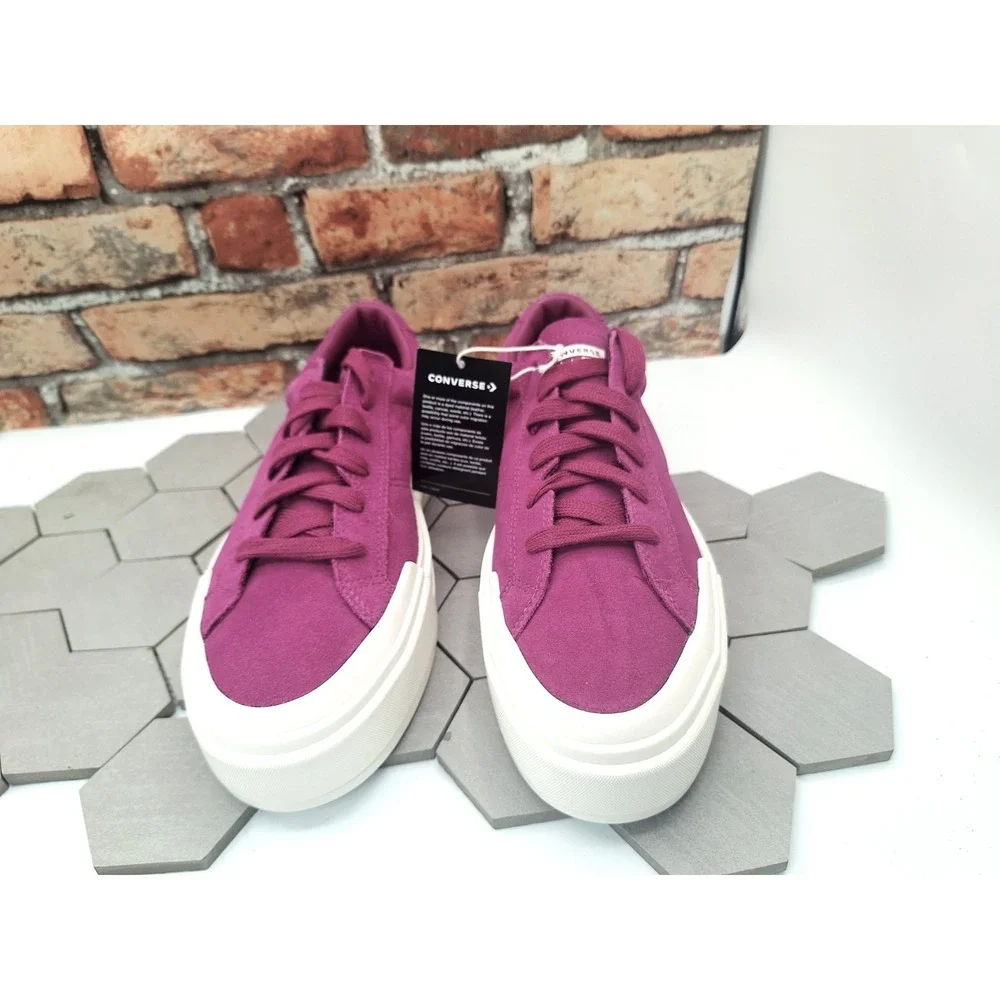 Converse CTAS Cruise Ox Quantum Violet Suede Platform Sneakers Men 11.5 Women 13 - Picture 7 of 12